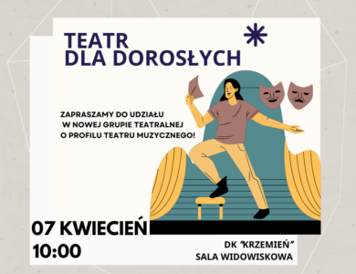 Spotkanie otwarte: nabór do teatru dla dorosłych