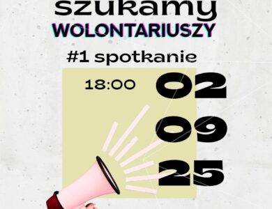 Szukamy wolontariuszy!