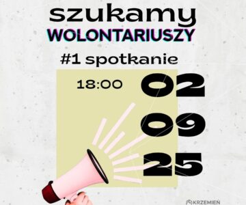 Szukamy wolontariuszy!